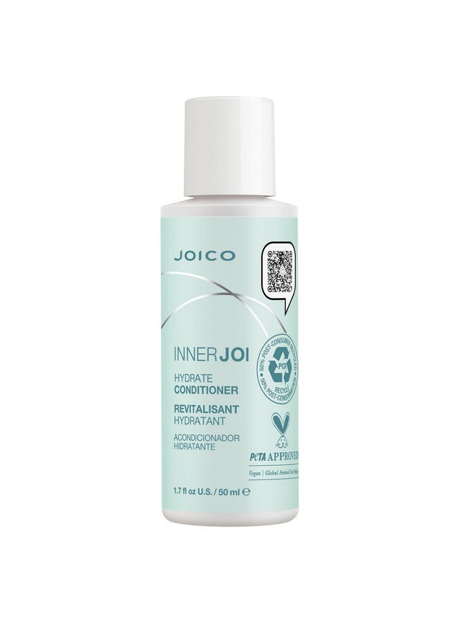 Innerjoi Hydrate Conditioner For Dry Hair & Scalp Sulfate & Paraben Free Naturallyderived Vegan Formula 1.7 Oz