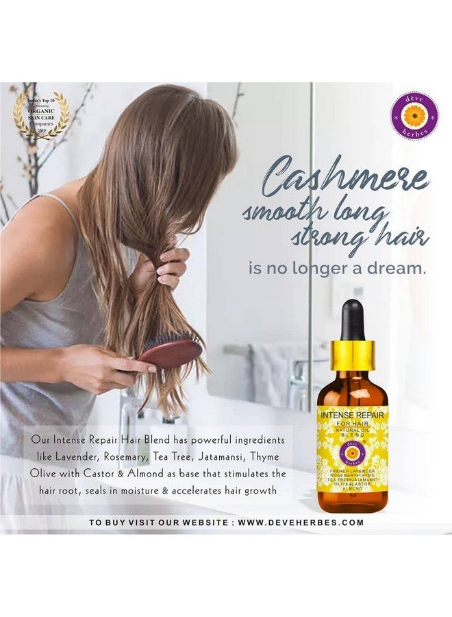 Intense Repair Hair Oil For Dry Damaged And Brittle Hair. Reduces Hairfall 100Ml (3.38 Oz)