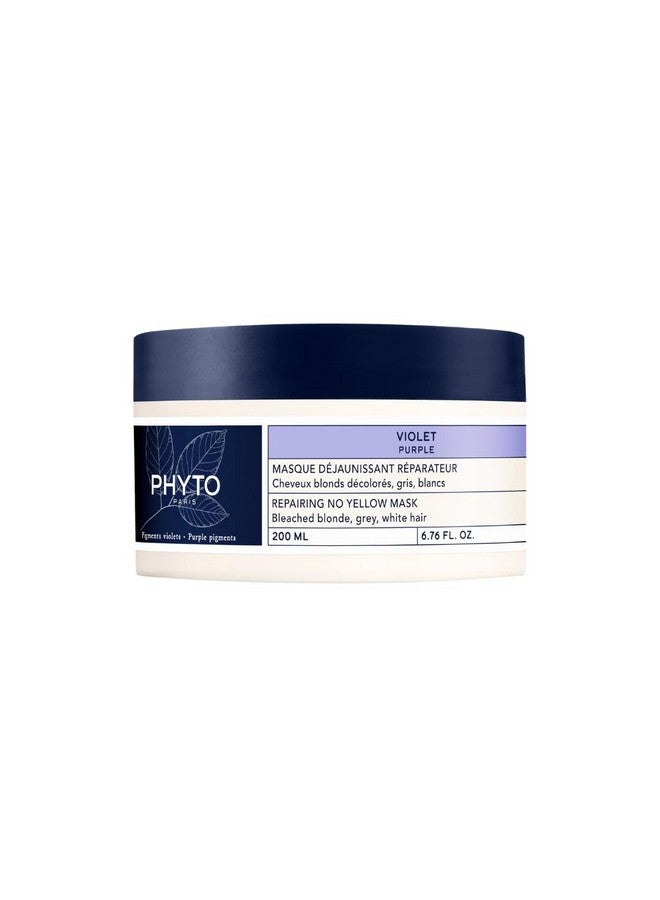 Paris Purple Repairing No Yellow Mask Deep Hydration For Gray Hair White Hair And Bleached Blonde Hair 6.76 Fl.Oz.