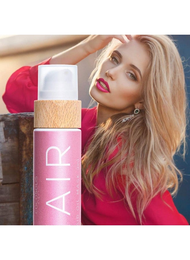Hair Oil Mask 3In1 Repairs Damaged Hair Silky Soft And Radiant Hair Stimulates Fast Hair Growth Prevents Breaking Split Ends And Tangles Protects From Sun Damages