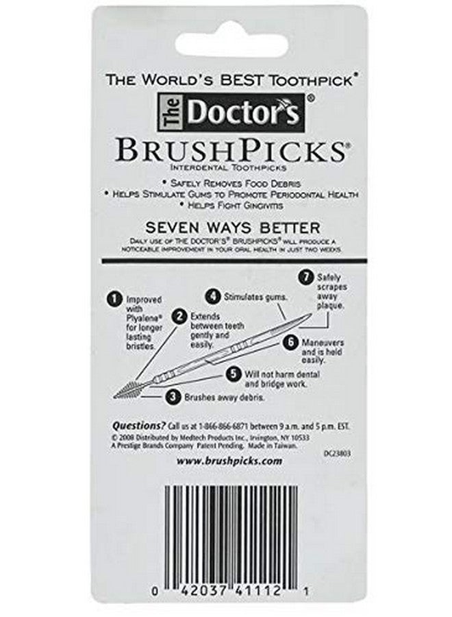 Brushpicks Interdental Toothpicks 120 Count (Pack Of 2)