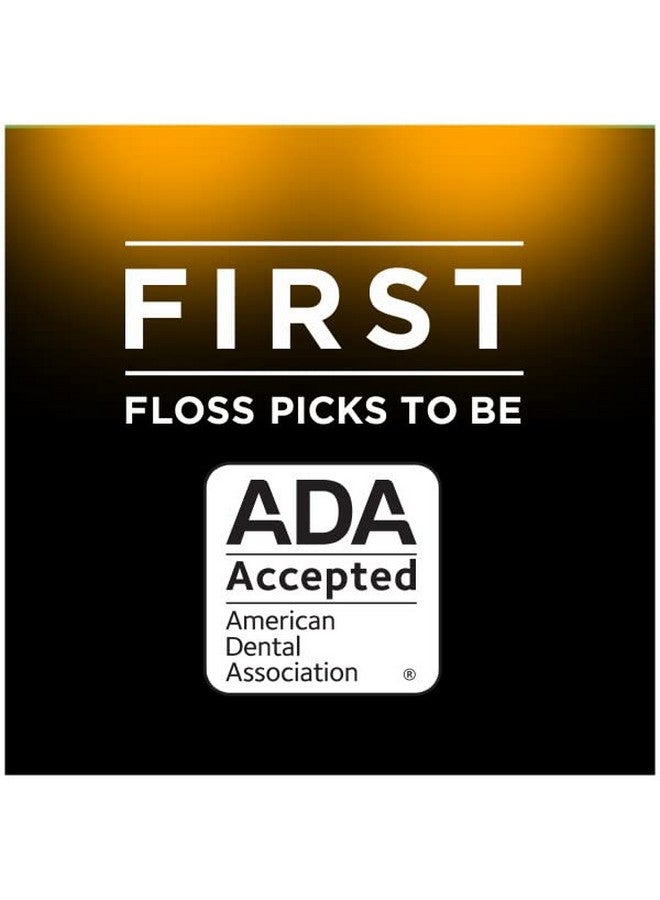 Complete Clean Easy Reach Floss Picks Advanced Fluoride Coating Mouthwash Blast Flavor 75 Ct. (Pack Of 2)