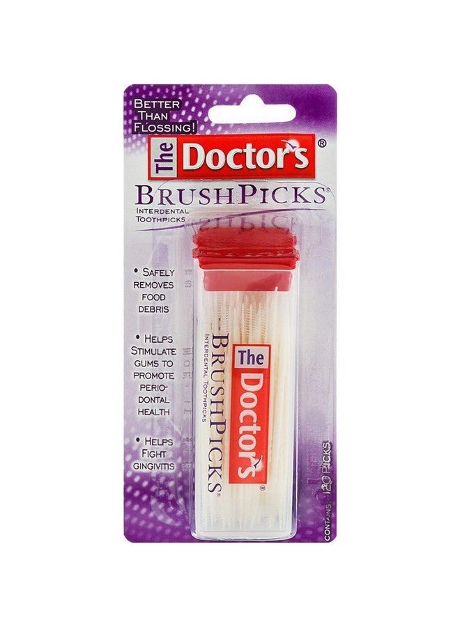 Brushpicks Interdental Toothpicks 120 Brushpicks