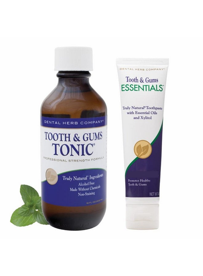Tooth & Gums Tonic (18 Oz.) Mouthwash And Essentials Paste (Kit)