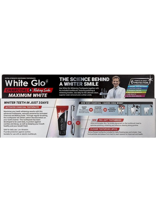 Charcoal + Baking Soda Maximum White Toothpaste 150G