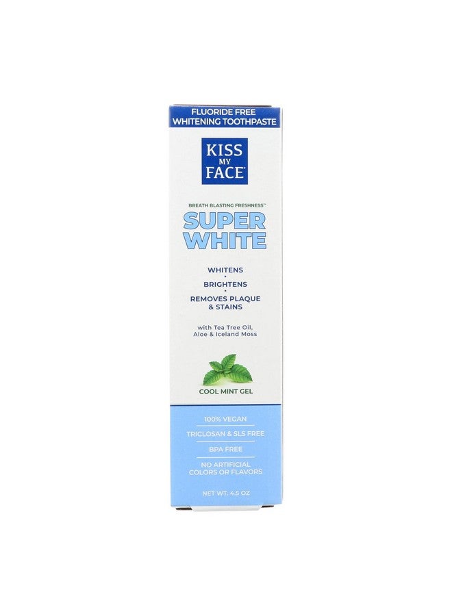 Toothpaste Whitening Cool Mint 4.5 Ounce (Flouridefree) (133Ml) (3 Pack)