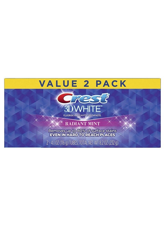 3D White Whitening Toothpaste Radiant Mint 8.2 Oz