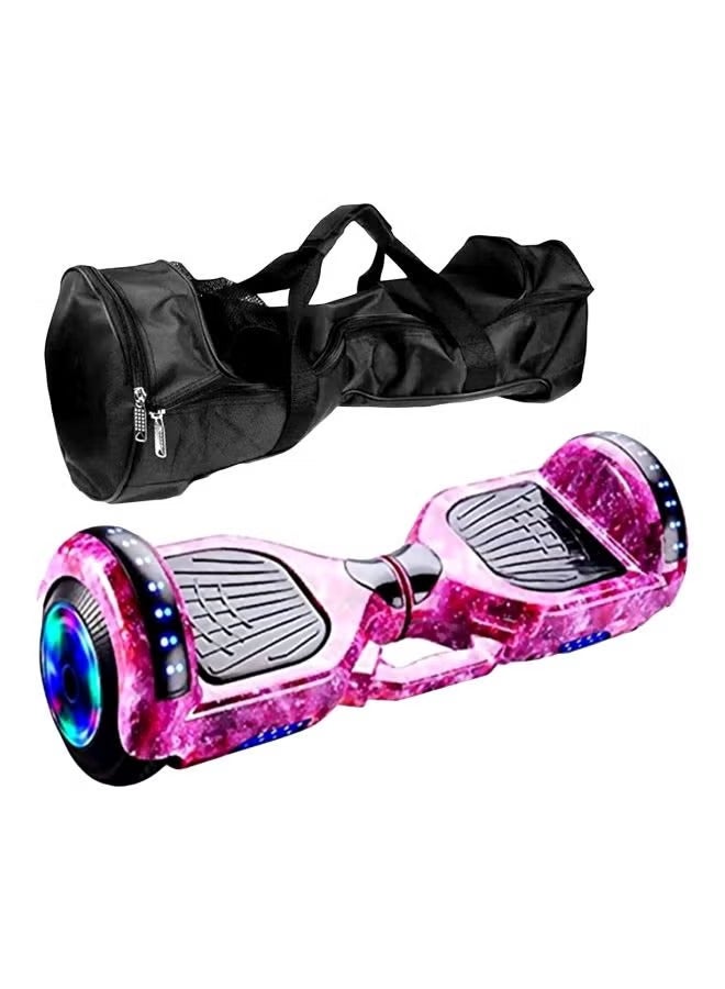 Self Balancing Electric Hoverboard With Bluetooth Speakers And LED Lights Purple 69x25x26cm