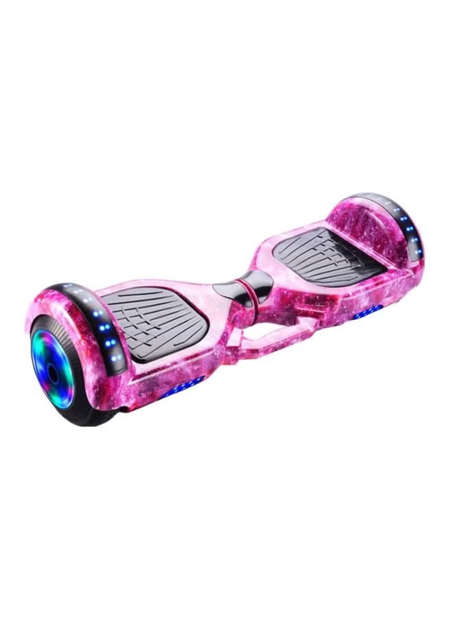 Self Balancing Electric Hoverboard With Bluetooth Speakers And LED Lights Purple 69x25x26cm