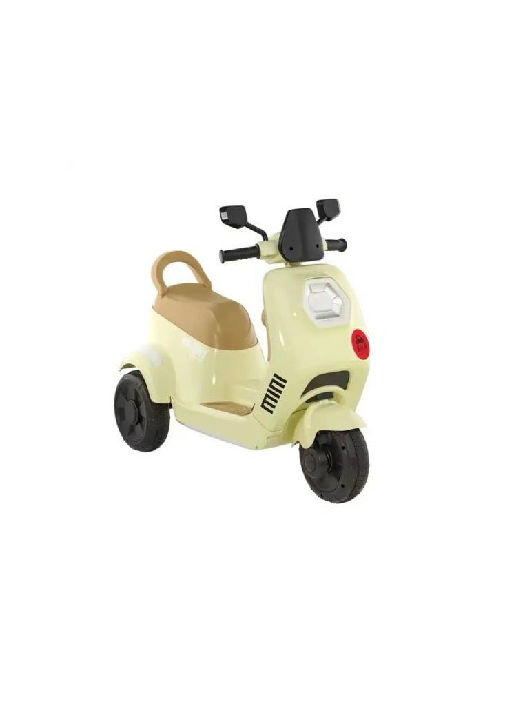 3 Wheels Ride on Kids Electric Motorcycle Aesthetic Children's Electric Motorcycle with Music Lighting Multiple Color Options Remote Control Toy Car random color car