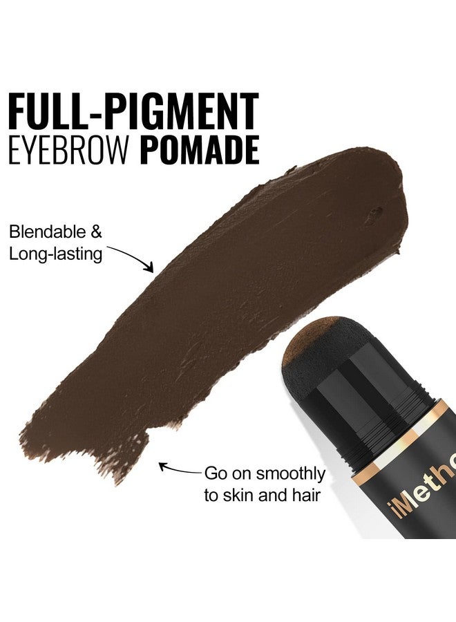 Eyebrow Stamp And Eyebrow Stencil Kit Eyebrow Stamping Kit For Perfect Eyebrow Makeup Eyebrow Pomade 20 Eye Brow Shaping Kit Easy To Use Longlasting Black Brown