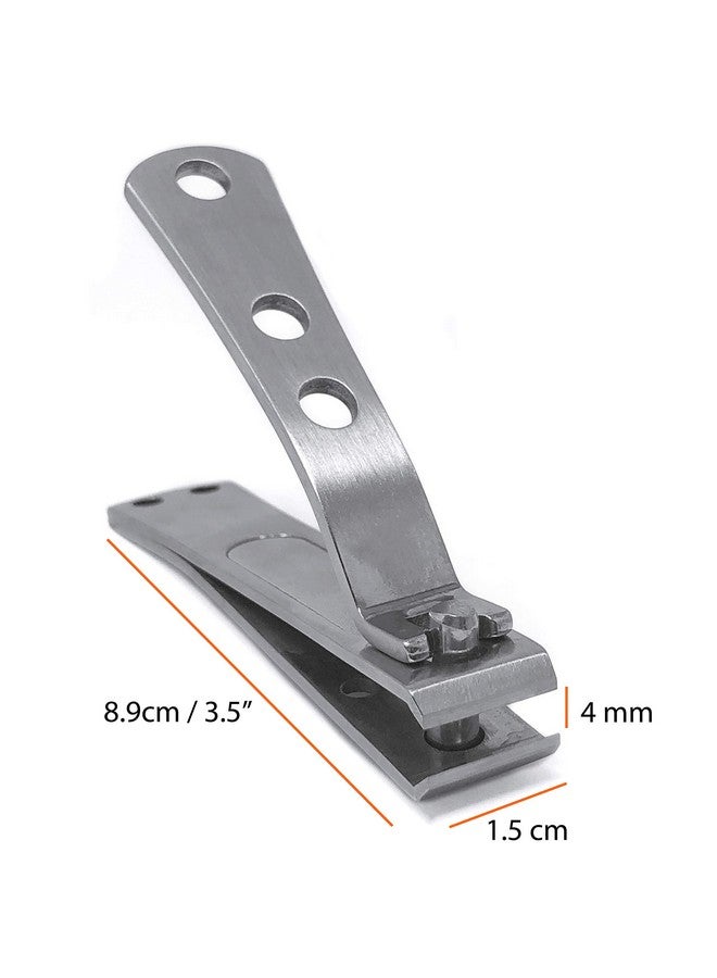 Nail Clippers For Thick Nails Heavyduty Stainless Steel Tough Professional Toenail Clippers W/Builtin File Nail Cutters For Seniors And Adults
