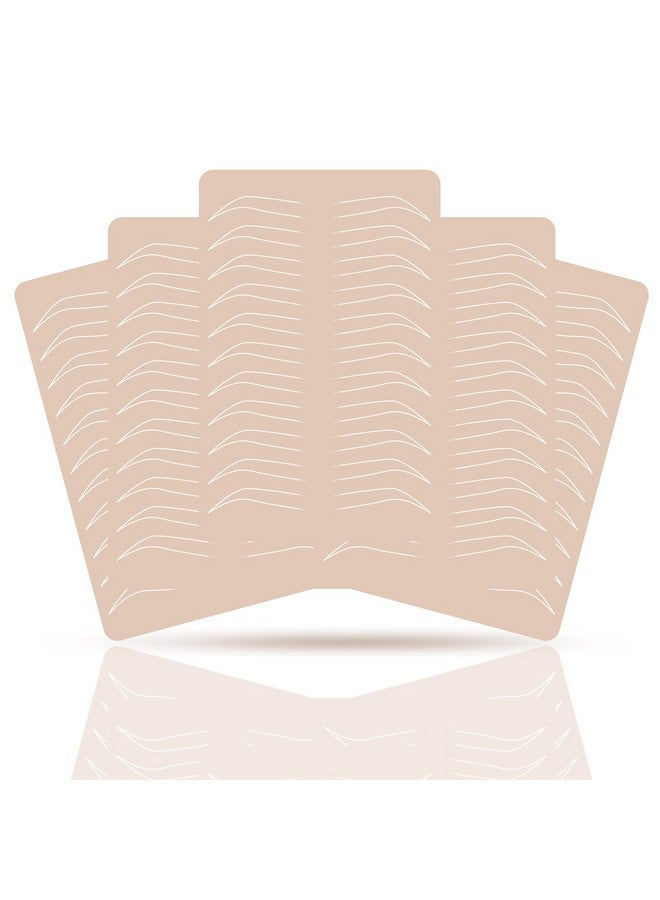 Silicone Eyebrow Practice Skin Ombre Powder Brows Fake Skin Sheet Double Sides Microblading Practice Skin For Tatto Artists And Beginners (1 Piece)