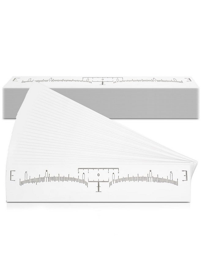 Disposable Eyebrow Ruler Eyebrow Shaping Microblading Supplies Adhesive Eyebrow Mapping Kit Accurate Eyebrow Measuring Tool For Perfect Brows Brow Mapping Tool By Existing Beauty 100 Count