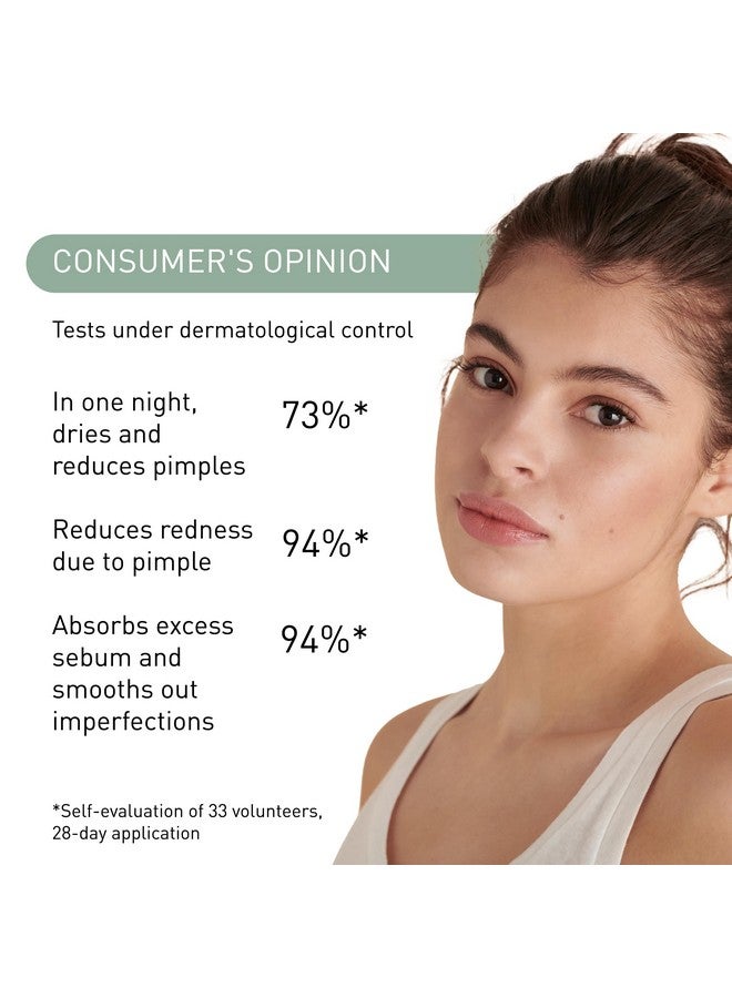 3 In 1 Antipimples & Acne Treatment Multipurpose Clay Mask To Control And Clear Breakouts For Oily To Combination Skin Paraben Free Oil Free & Noncomedogenic 3.38 Fl Oz