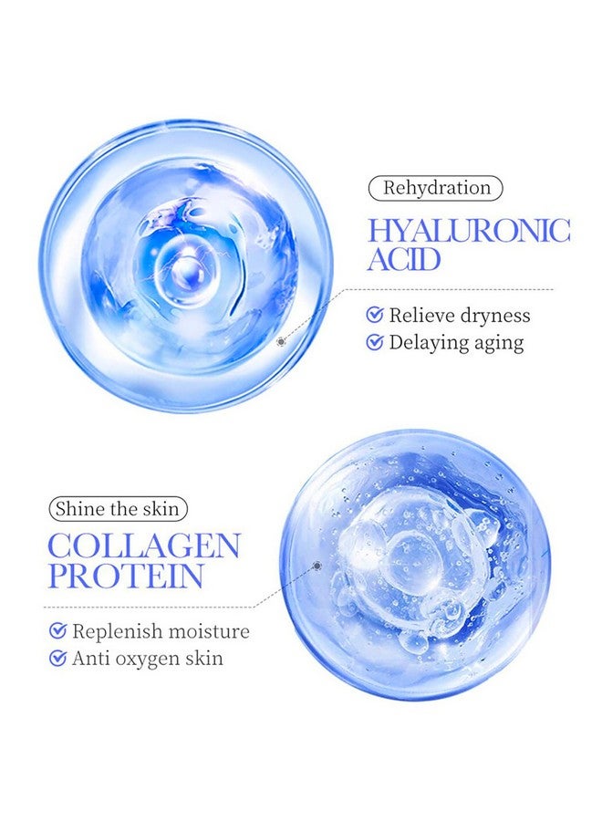 Hyaluronic Acid Facial Mask 98% Dense Moisturizing Sooth Hydrates Repair Face Skin 5X25G / 0.95Fl.Oz