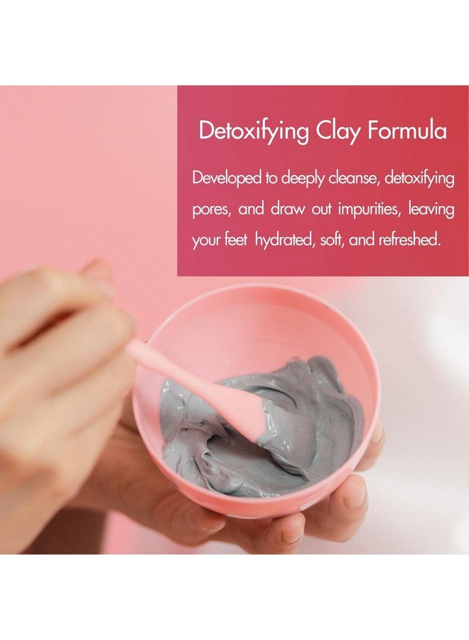 Clay Mask Sensual Rose 16 Oz Pedicure Body Deep Cleansing Detoxifying Hydrating Natural Bentonite Clay Infused With Amino Acids Panthenol Comfrey Extract