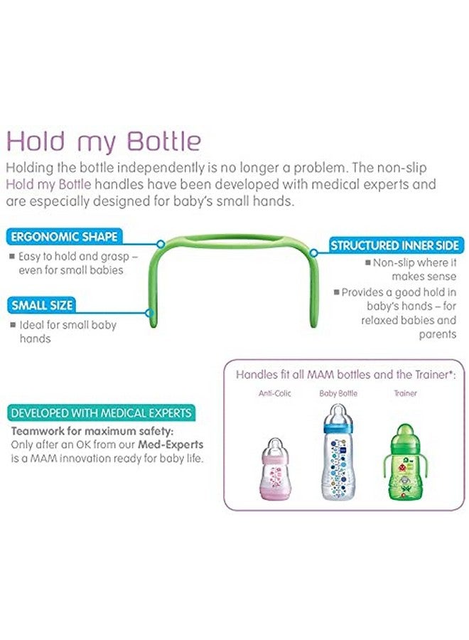 Hold My Bottle Handles Blue 2 Per Pack