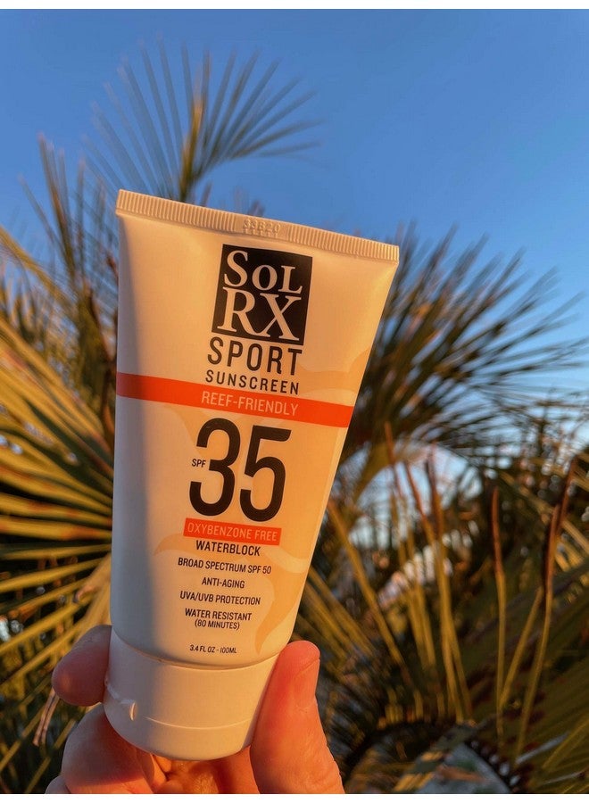 Sport Spf 35 Sunscreen Reef Friendly Oxybenzone Free Fragrance Free