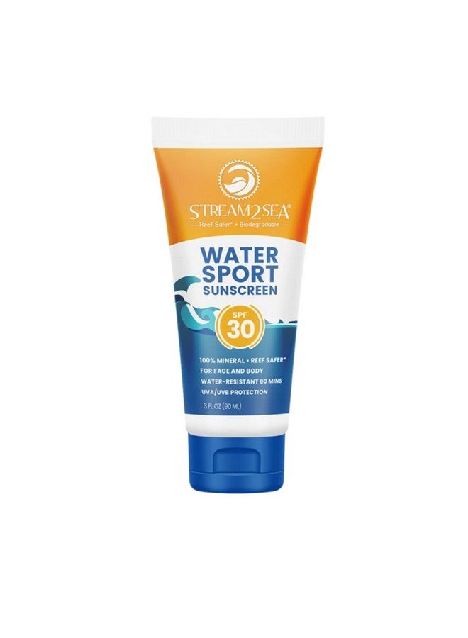 Spf 30 Mineral Sunscreen Biodegradable And Reef Safe Sunscreen 3 Fl Oz Nongreasy And Moisturizing Mineral Sunscreen For Face Protection And Body Against Uva And Uvb