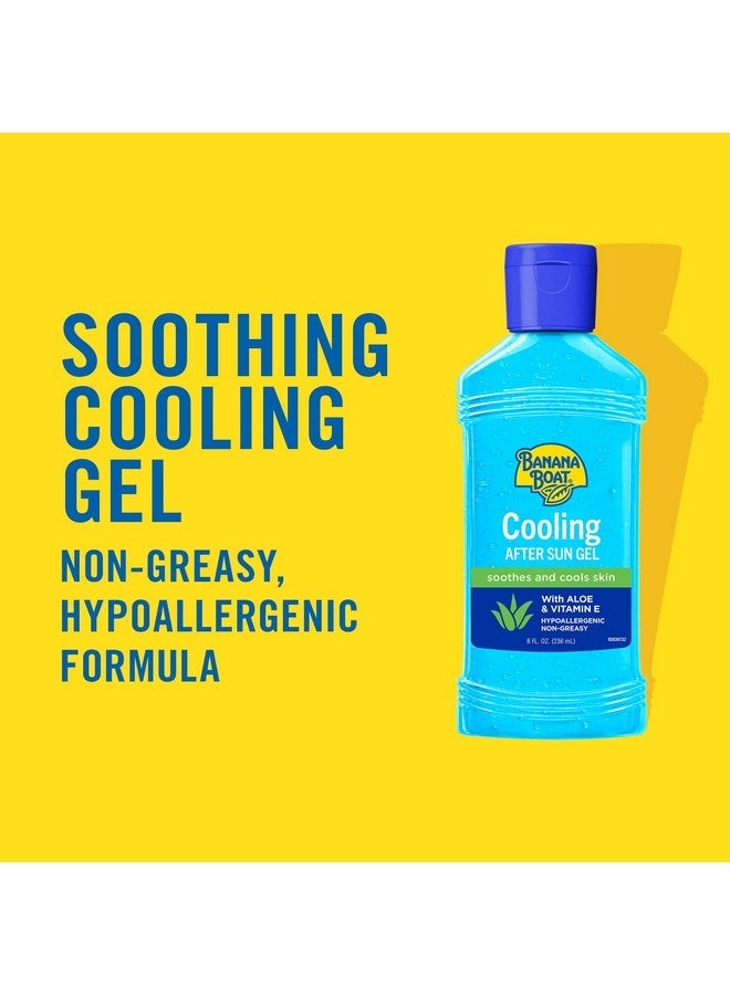 Cooling After Sun Gel 8Oz Aloe Vera And Vitamin E Gel After Sun Care Cooling Gel Aloe Vera Gel For Sunburn Relief 8Oz