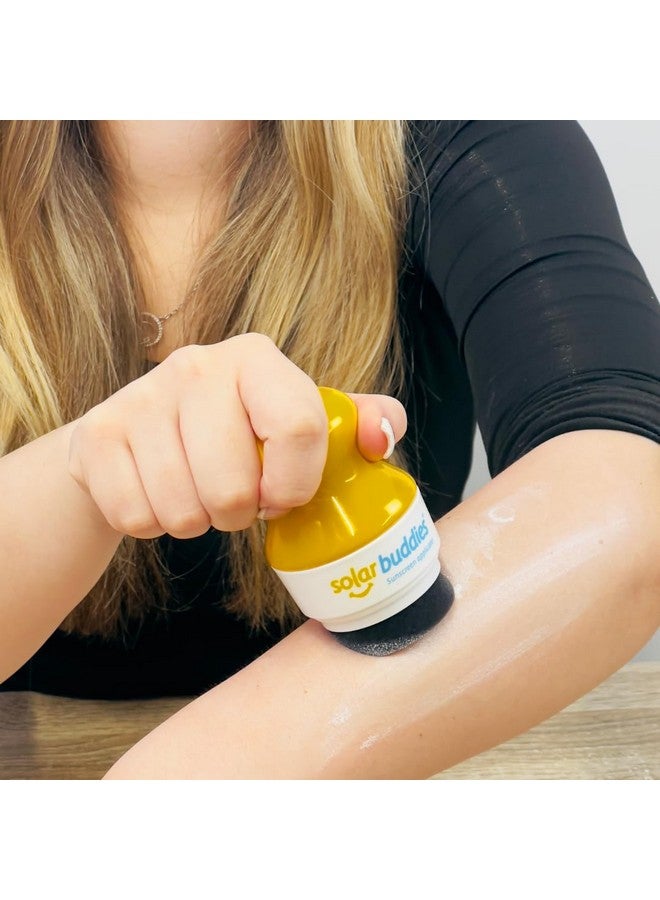 Sunscreen Applicator Single Pink Bpafree Refillable Roll On Sponge Sunscreen Suncream & Lotion Applicator For Kids Adults & Families Holds 3.4Fl Oz Perfect Size For Travel