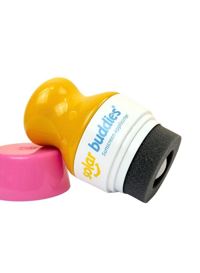 Sunscreen Applicator Single Pink Bpafree Refillable Roll On Sponge Sunscreen Suncream & Lotion Applicator For Kids Adults & Families Holds 3.4Fl Oz Perfect Size For Travel