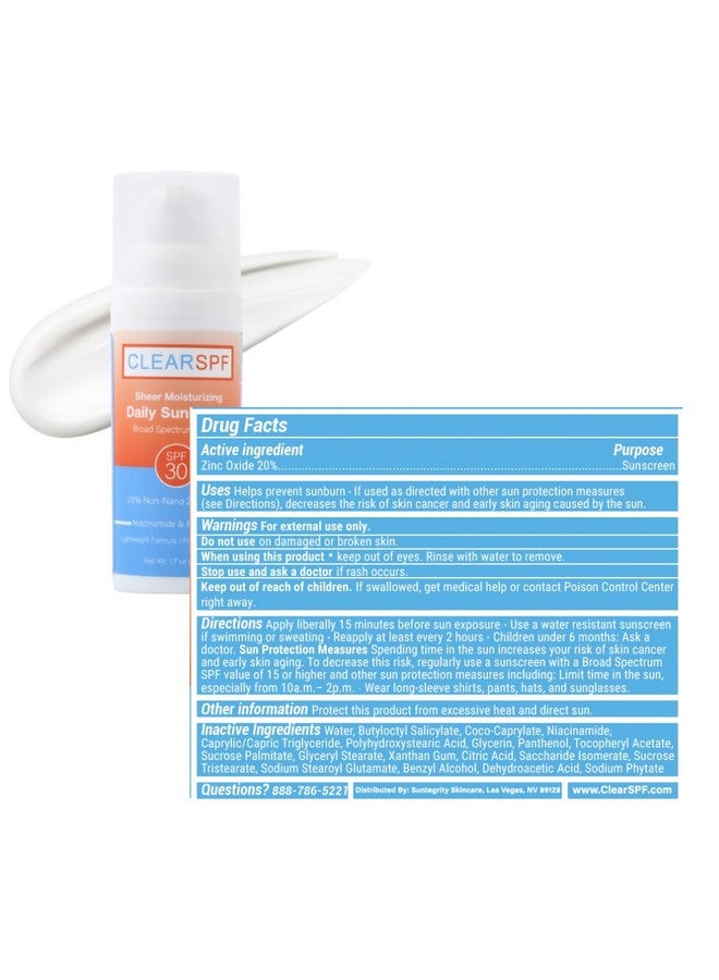 Clearspf Daily Moisturizing Sunscreen (Sheer) Exp 01/2025