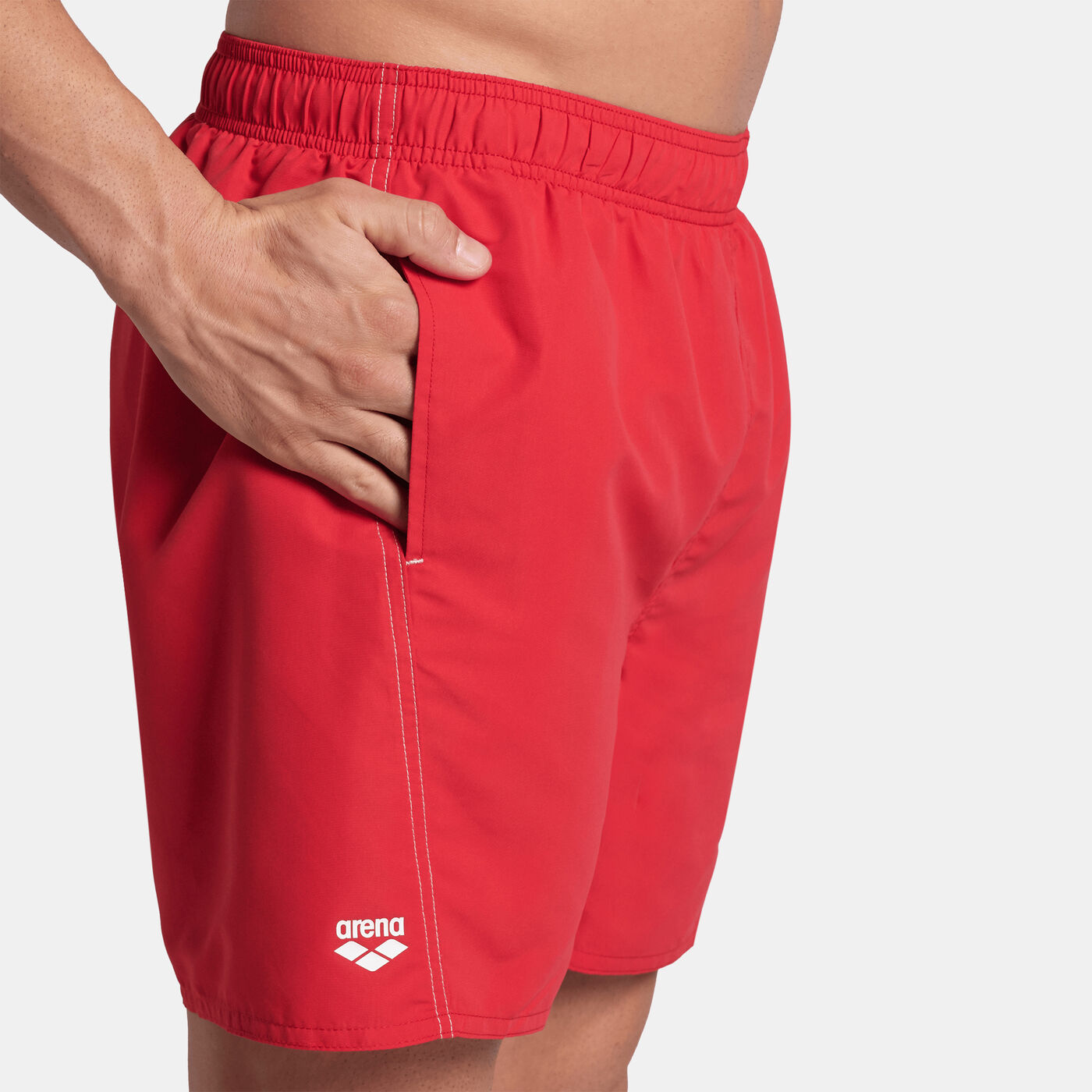 Men's Fundamentals Logo Boxer Swimming Shorts