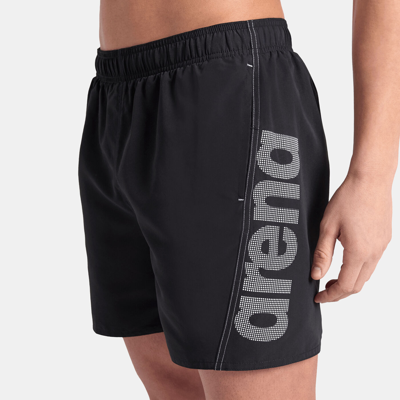 Men's Fundamentals Logo Boxer Swimming Shorts