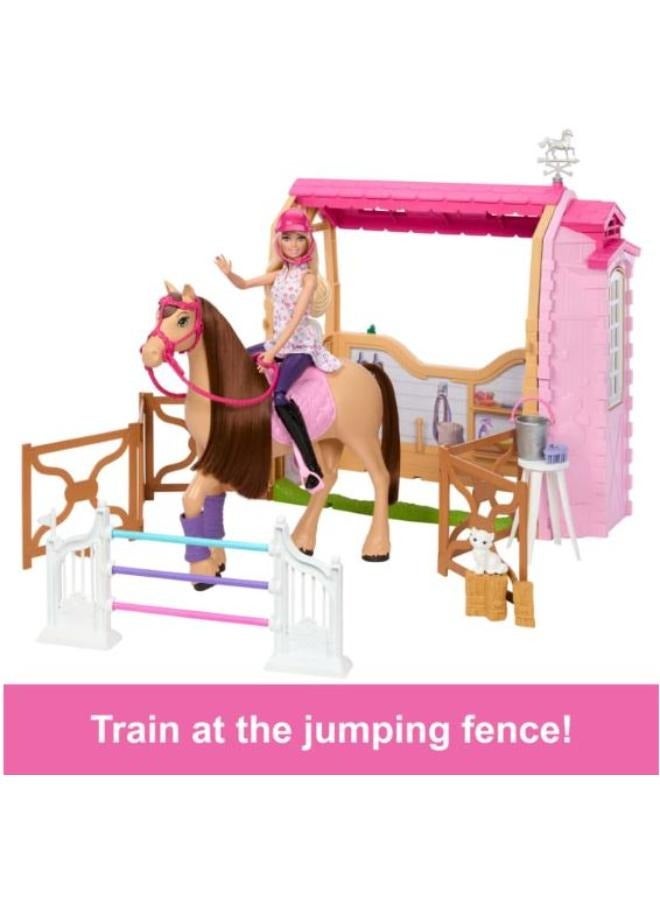 Barbie Mysteries: The Great Horse Chase Stable Playset With Doll, Toy Horse & Accessories