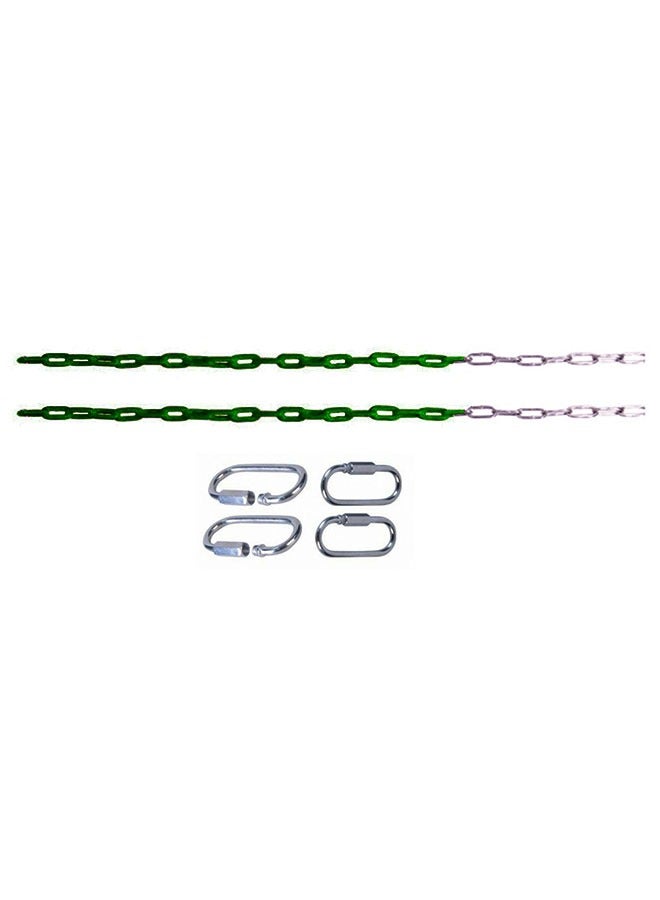 150cm Durable Waterproof Plastic Chain With Snap Hooks Outdoor Use