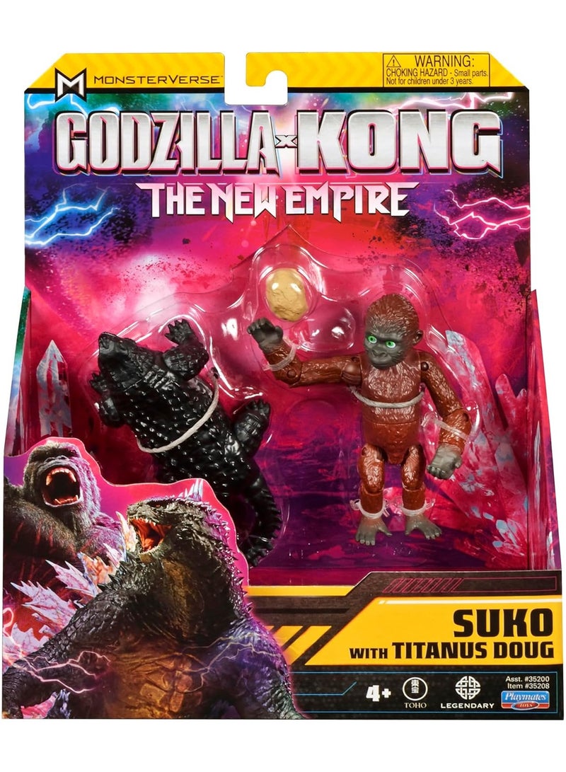 Godzilla x Kong The New Empire: Suko With Titanus Doug - 6 Inches