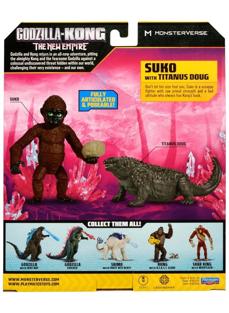 Godzilla x Kong The New Empire: Suko With Titanus Doug - 6 Inches