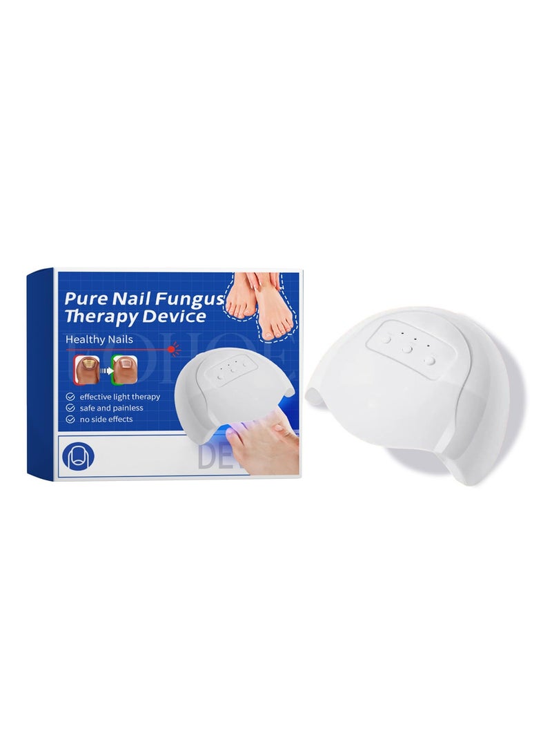 Fungal Nail Treatment Revitalizer, LED Light-Activated Therapy, Erase Toenail Discoloration Fungus, Nail Fungus Cleaning Lamp Device for Fingernails Toenail & Onychomycosis, Home Use.