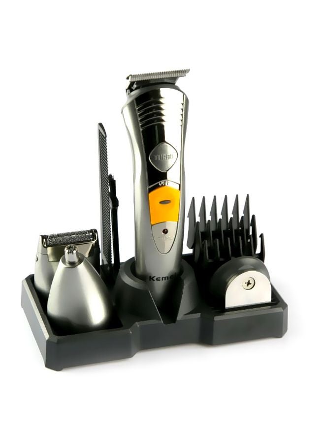 7-In-1 Rechargeable Grooming Kit Silver/Black