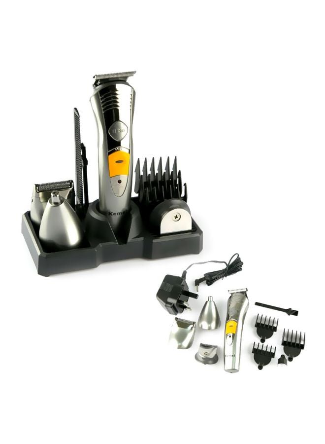 7-In-1 Rechargeable Grooming Kit Silver/Black