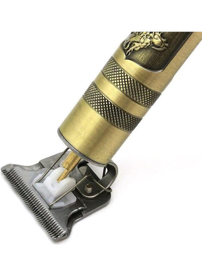 KM-1974c  Professional Electric Razor With Sharp Blades Draw And Liner Gold