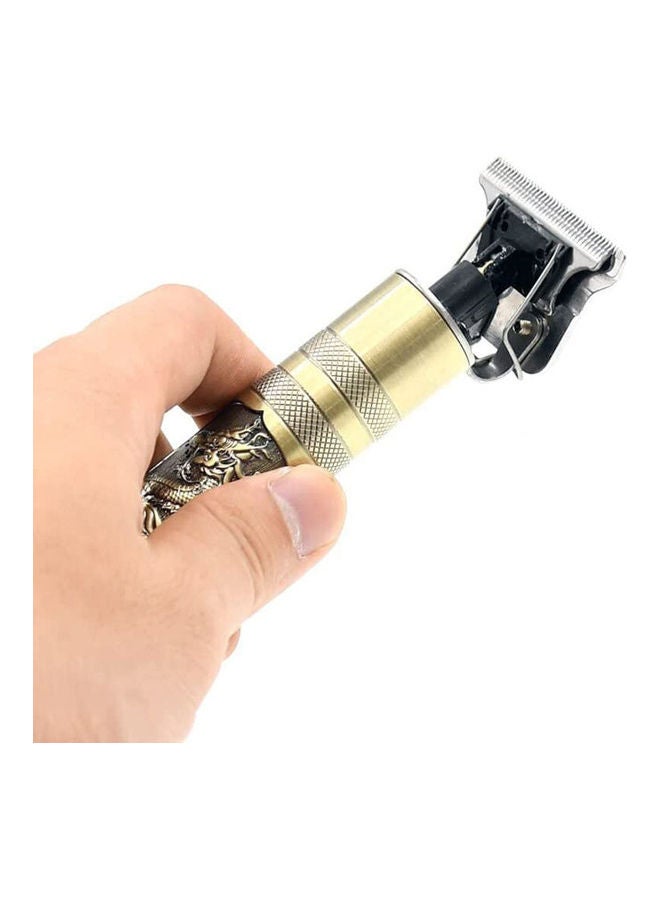 KM-1974c  Professional Electric Razor With Sharp Blades Draw And Liner Gold