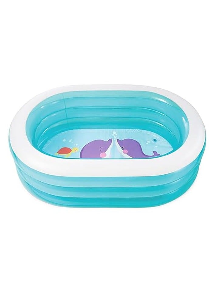 57482NP Oval Whale Fun Pool (ASSSORTED MODEL)