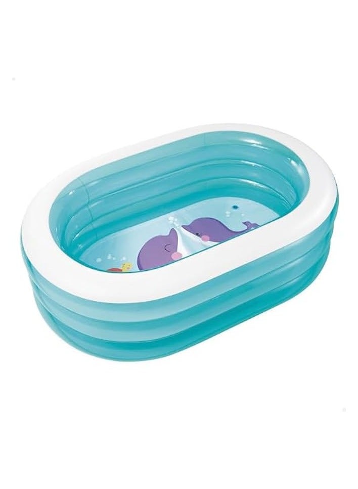 57482NP Oval Whale Fun Pool (ASSSORTED MODEL)