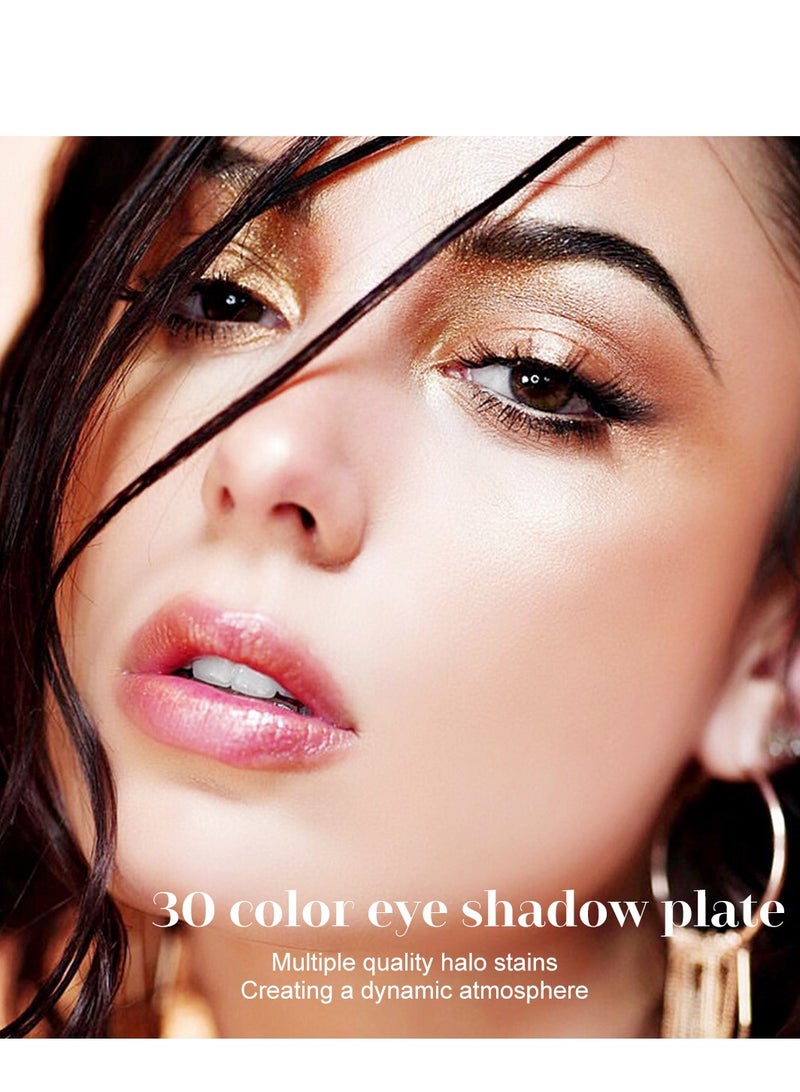MAFFICK Luxurious Eye Makeup Palette: 30-Color-Rich Matte, Shimmer, and Metallic Shadows for Enduring Elegance