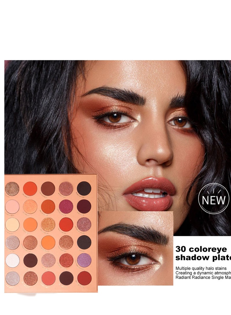 MAFFICK Luxurious Eye Makeup Palette: 30-Color-Rich Matte, Shimmer, and Metallic Shadows for Enduring Elegance