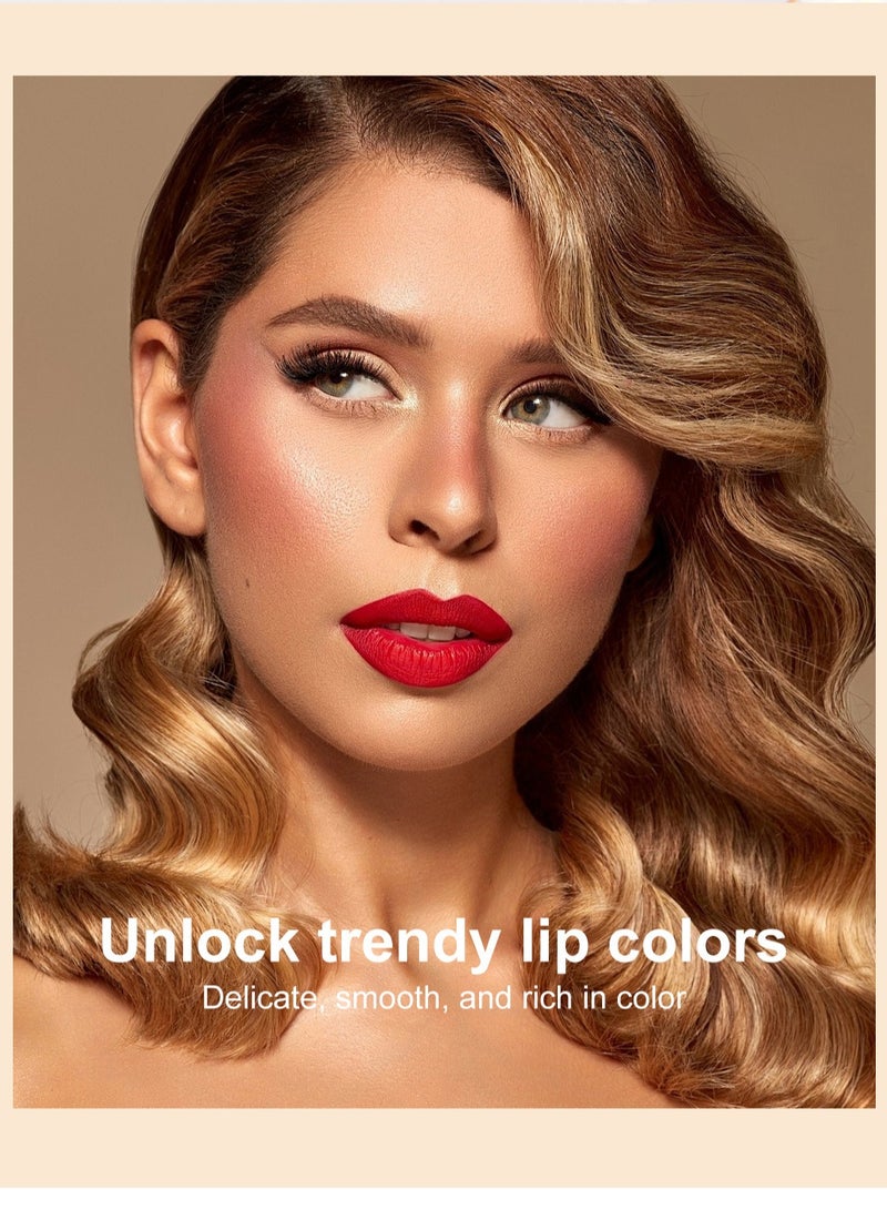 Maffick Lip Glaze Lipstick: Long-lasting, Non-sticking, Waterproof Lip Gloss