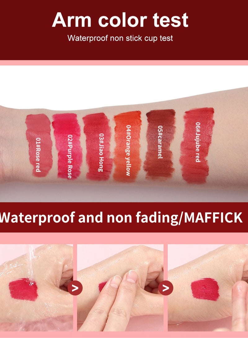 Maffick Lip Glaze Lipstick: Long-lasting, Non-sticking, Waterproof Lip Gloss