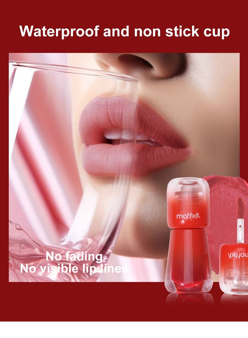 Maffick Lip Glaze Lipstick: Long-lasting, Non-sticking, Waterproof Lip Gloss