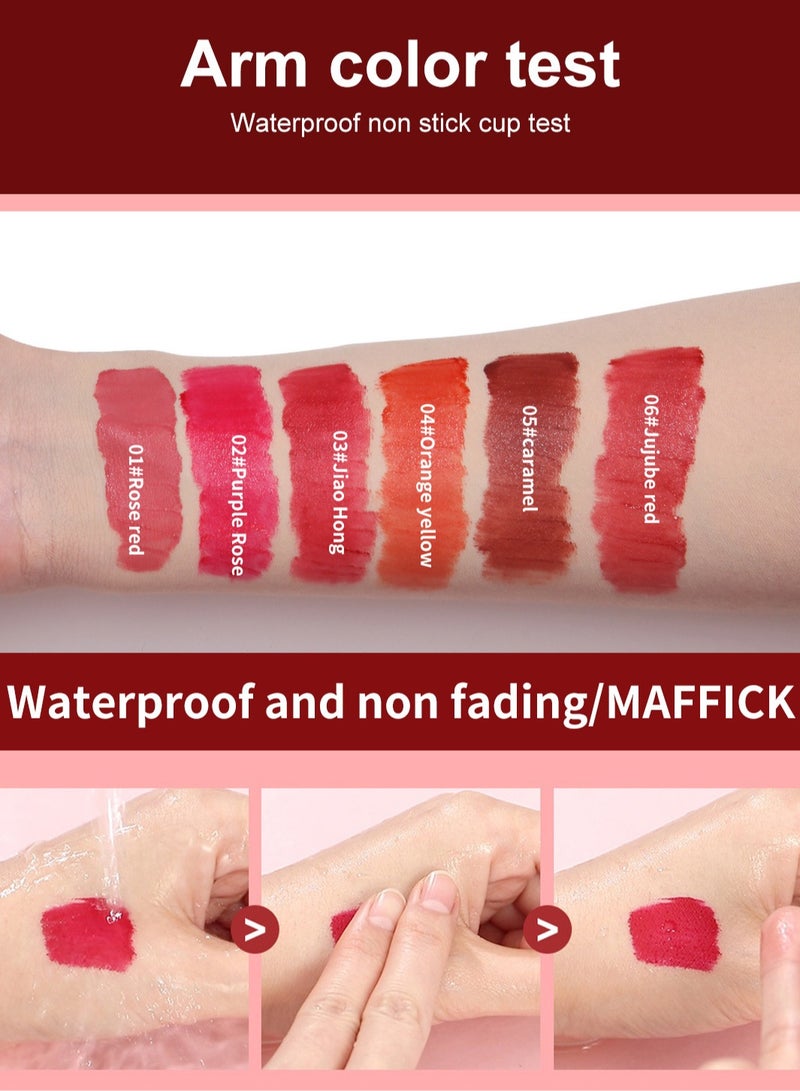 Maffick Lip Glaze Lipstick: Long-lasting, Non-sticking, Waterproof Lip Gloss