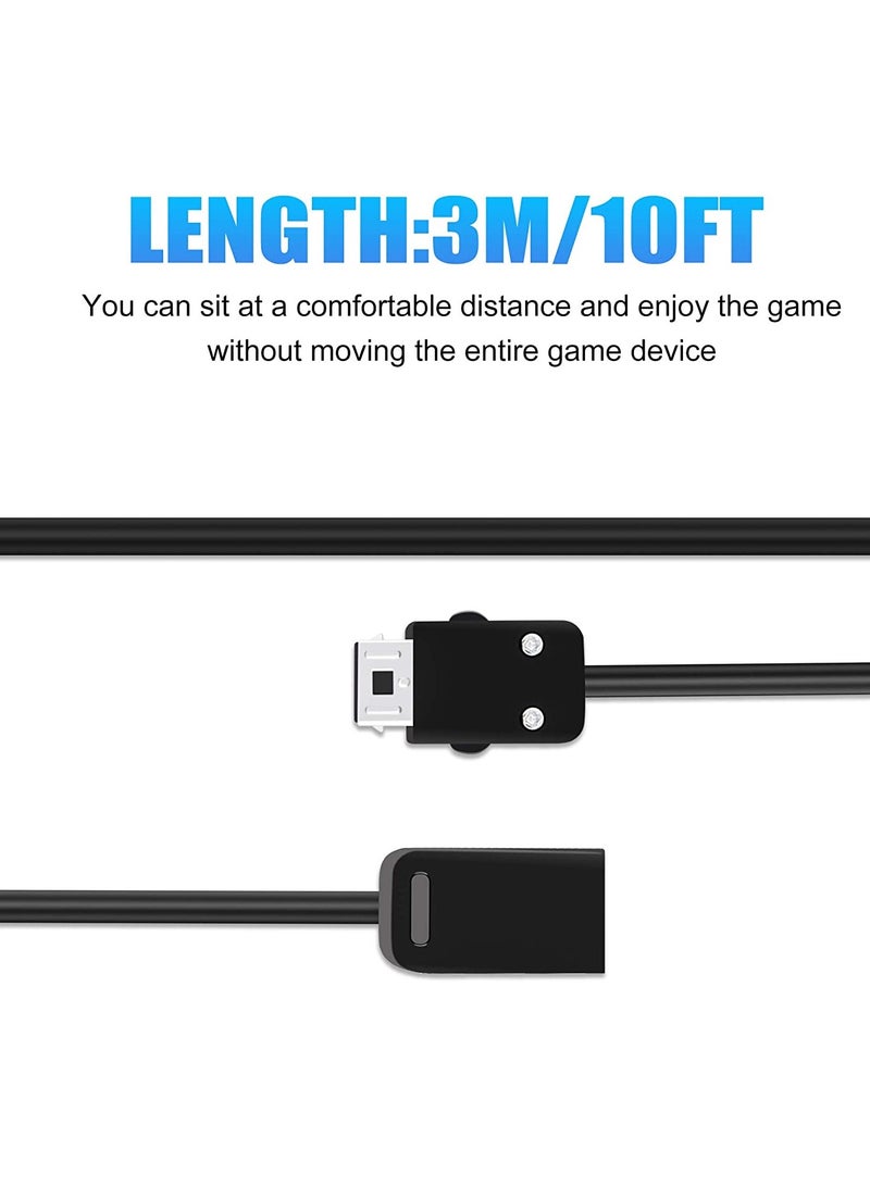 Controller Extension Cable for Nintendo SNES Classic Controller, 2pcs 3m 10ft Extension Cable Accessories Compatible Super SNES Classic Controller 2017 and Mini NES Classic 2016