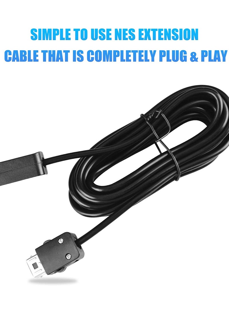 Controller Extension Cable for Nintendo SNES Classic Controller, 2pcs 3m 10ft Extension Cable Accessories Compatible Super SNES Classic Controller 2017 and Mini NES Classic 2016