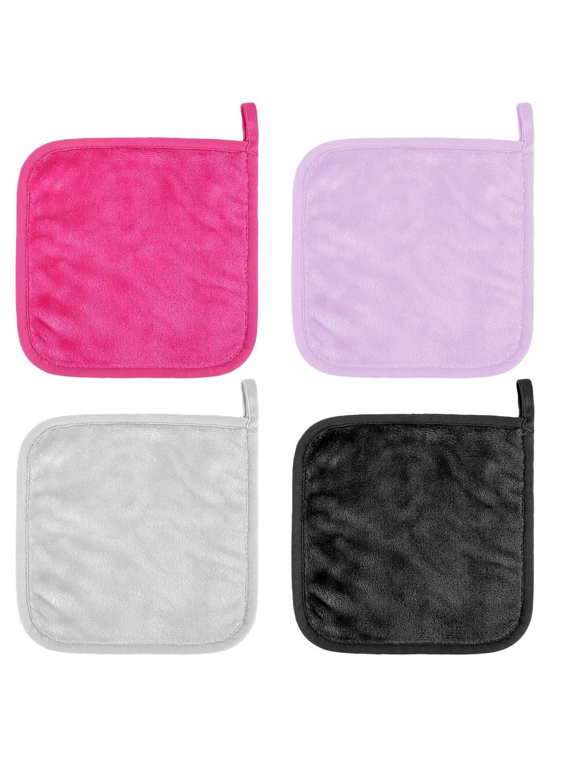 Microfibre Face Cloth Reusable Makeup Remover Cloths for Face, Face Towels for Women, Make up Wipes, Super Soft Chemical Free Facial Cleaning Towels for All Skin Types